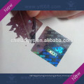 New product easy damage 3D laser hologram sticker one time use label